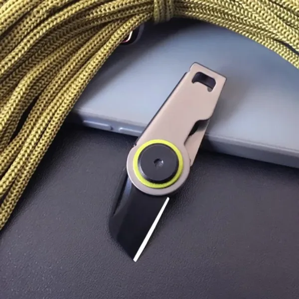 Vintage Mini Stainless Steel Folding Knife - Image 2