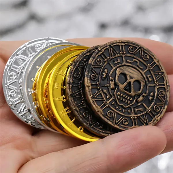 Set of 20/50/100 Pirate Coin Replicas for Celebrations - Image 4