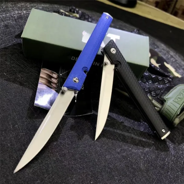 Folding Knife with 8CR17Mov Blade and G10 Handle - Image 9