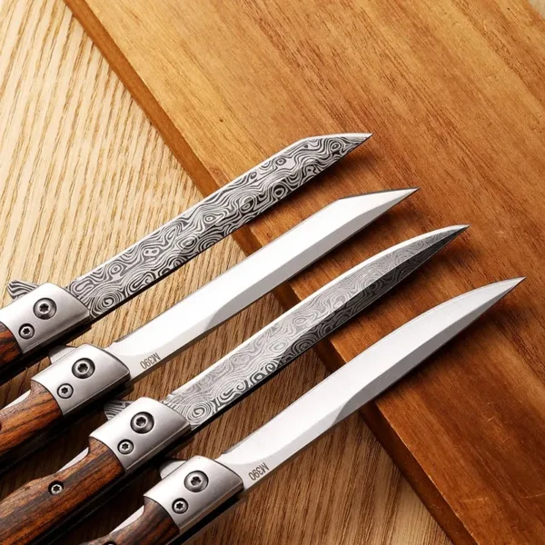 Damascus Folding Knife with M390 Blade - Image 5