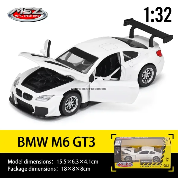 1:32 Diecast Porsche Carrera GT Model Car - Image 15