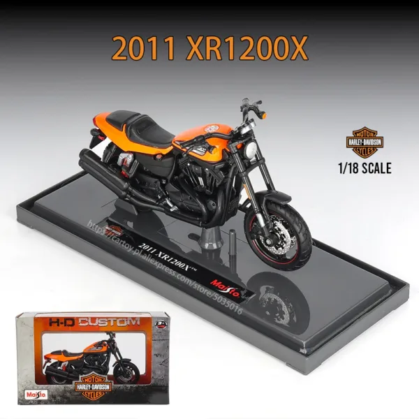 Maisto 1:18 Harley-Davidson Motorcycle Model - Image 13