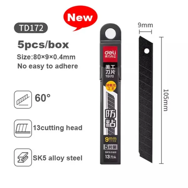 10-Pack SK5 Utility Knife Blades 9/18mm - Image 11