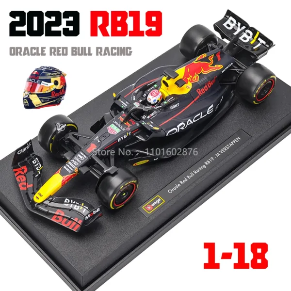 Bburago 1:18 Red Bull Racing RB19 Model Car - Image 3