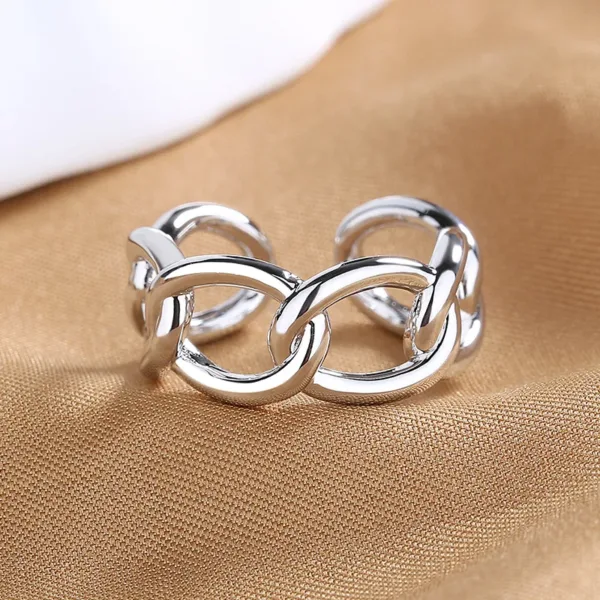 Trendy Women's Adjustable Geometric Ring - Image 15