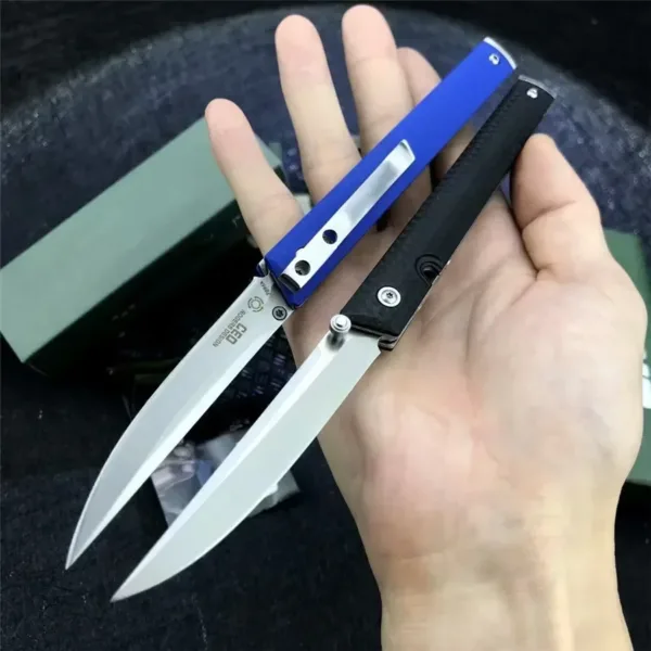Folding Knife with 8CR17Mov Blade and G10 Handle - Image 2
