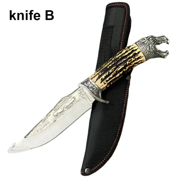 Forged Stainless Steel Chef's Meat Cutter Knife - Image 9