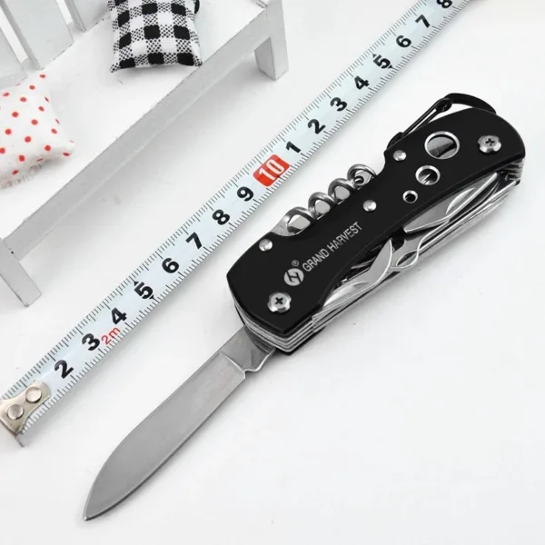 11-in-1 Folding Survival Multitool Knife - Image 4