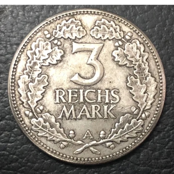 1925 Germany 3 Reichsmark Rhineland Replica Coin - Image 2