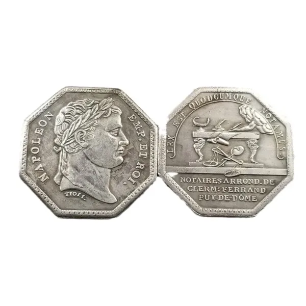 Replica Silver Octagonal Liberty Coin Collectible - Image 4