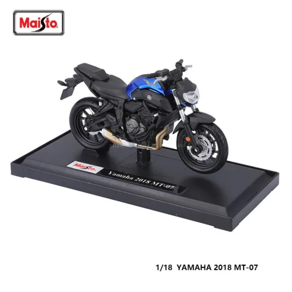 Maisto 1:18 Yamaha Motorcycle Model Toy - Image 7