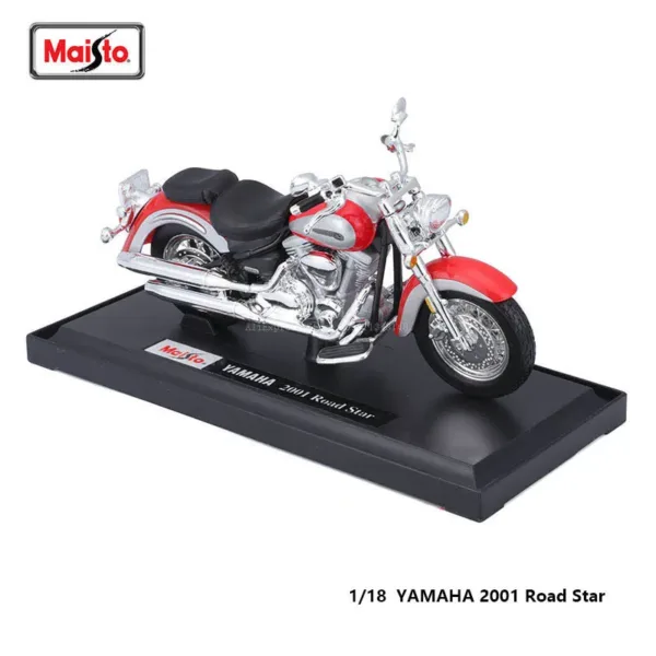 Maisto 1:18 Yamaha Motorcycle Model Toy - Image 8