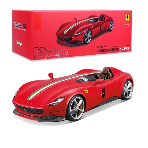 1:18 Bburago Ferrari SF90 Spider Diecast Model - Image 6