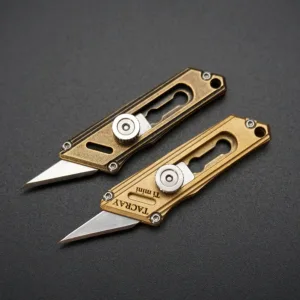 Mini Brass Pocket Knife EDC Tool