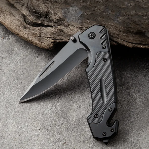 Stainless Steel Folding Camping Knife 22cm - Image 2
