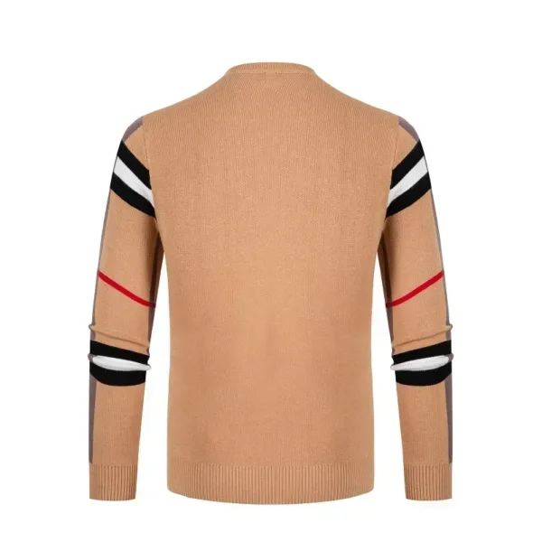 Men's Casual Striped Pullover Sweater - Image 2