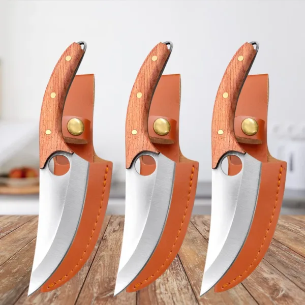 Forged Stainless Steel Multi-purpose Knife Set - Image 7