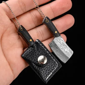 Compact Stainless Steel EDC Keychain Knife