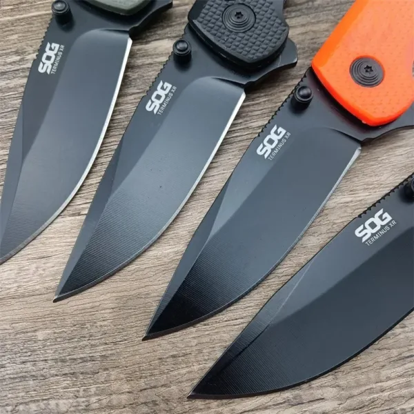 D2 Steel Folding Knife with Nylon Handle - Image 4