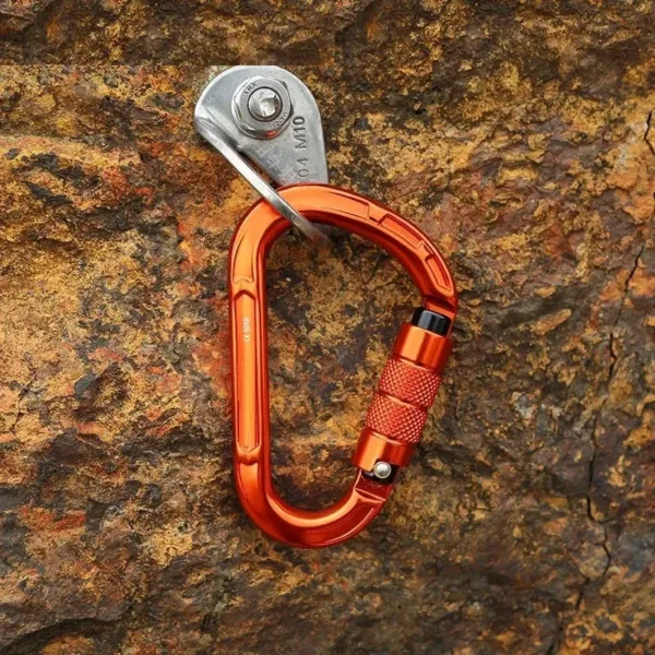 25kN Automatic Locking Carabiner for Climbing - Image 3