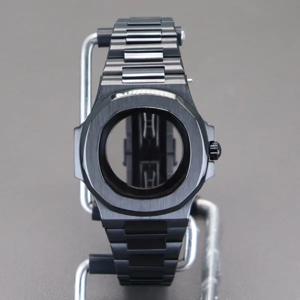 40mm Black Watch Case for NH35 NH36 Movement - Image 4