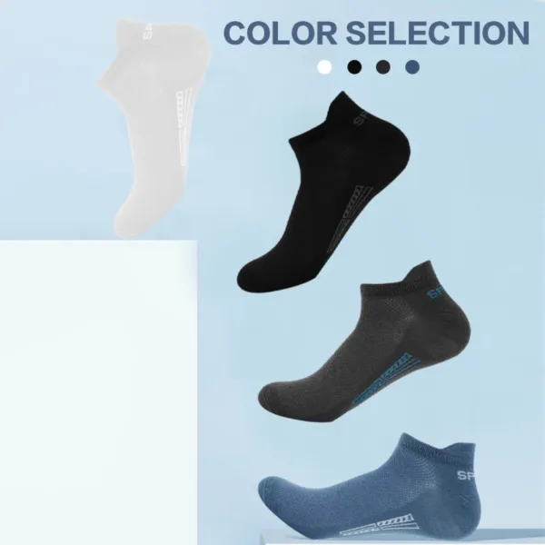 5 Pairs Men’s Ankle Socks for All Seasons - Image 3