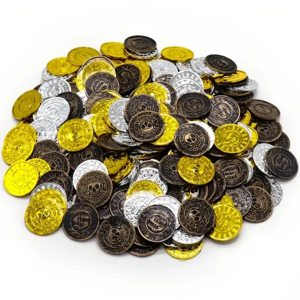 Set of 20/50/100 Pirate Coin Replicas for Celebrations - Image 6