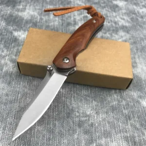 BN D2 Folding Knife with Sandalwood Handle