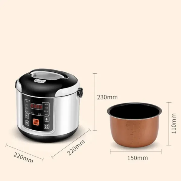 Mini Rice Cooker for Car and Truck 2L - Image 2