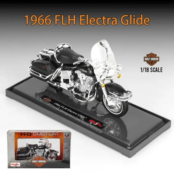 Maisto 1:18 Harley-Davidson Motorcycle Model - Image 15
