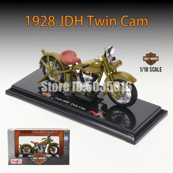 Maisto 1:18 Harley-Davidson Motorcycle Model - Image 20