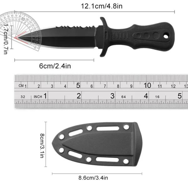 Stainless Steel Camping Fixed Blade Knife - Image 2