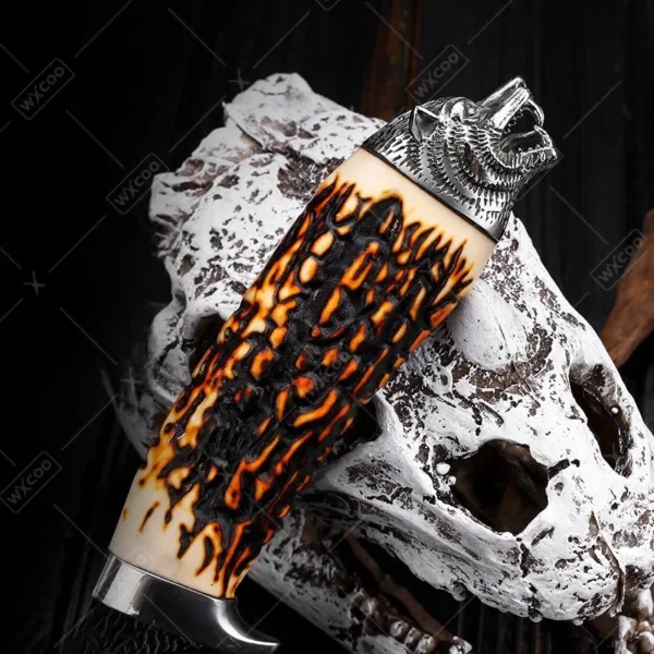 Forged Stainless Steel Chef's Meat Cutter Knife - Image 2
