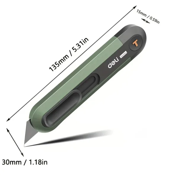 Deli Retractable Utility Knife for Crafts - Image 2