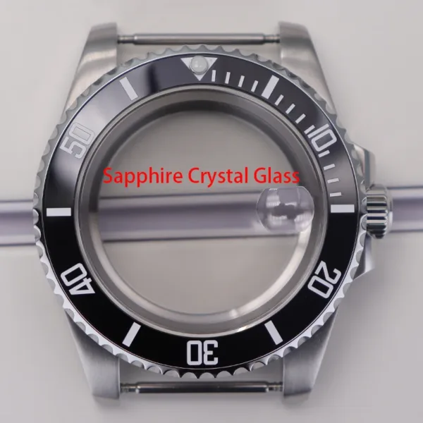 40mm Luxury Watch Case with Sapphire Glass - Image 7