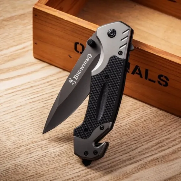 Browning Folding Multitool Knife with Clip - Image 2