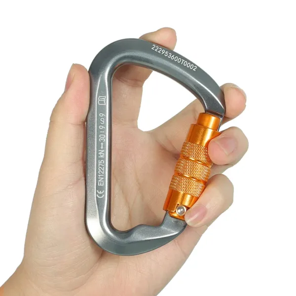 30kN Aluminum Alloy Climbing Carabiner Hook - Image 4