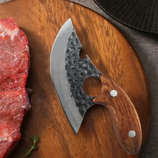 Precision Boning Knife with Wooden Handle - Image 4