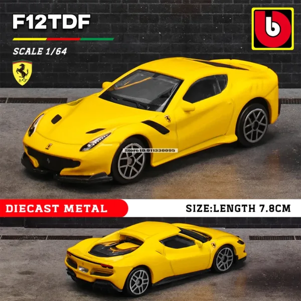 Bburago 1:64 Scale Ferrari Diecast Model Car - Image 15