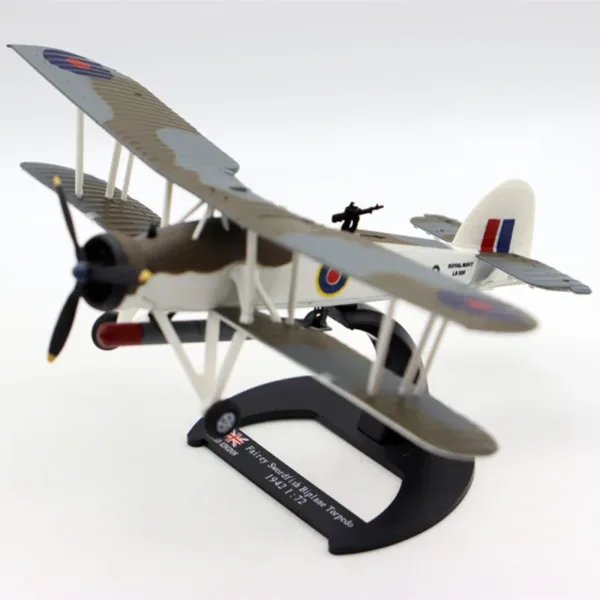 1/72 Scale Fairey Swordfish Biplane Model - Image 6