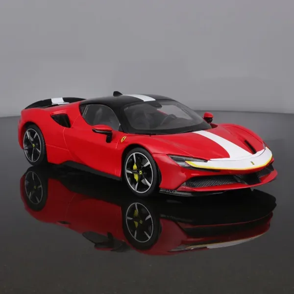 1:18 Bburago Ferrari SF90 Spider Diecast Model - Image 10