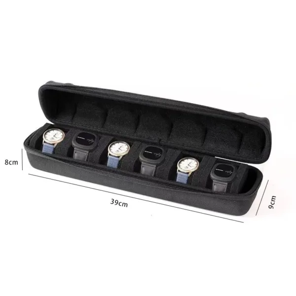 5 Slot Travel Watch Case for Men and Women - Image 8