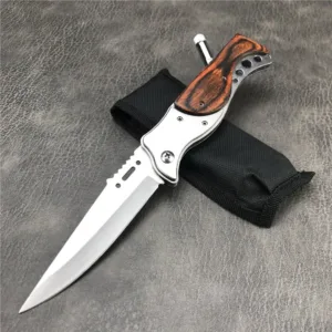Folding Survival Knife with LED Light