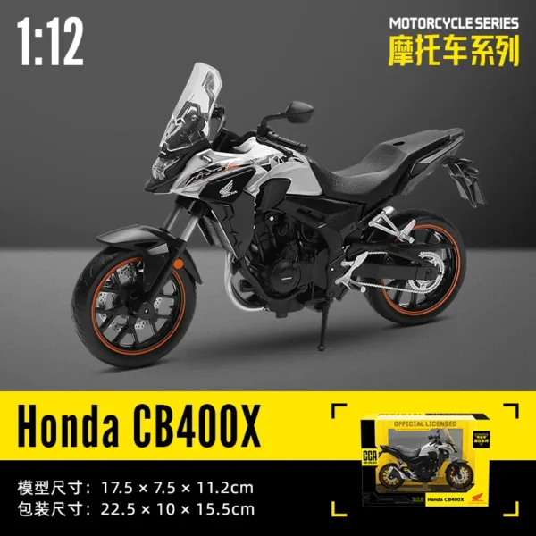 1:12 Kawasaki Ninja H2R Diecast Motorcycle Model - Image 18