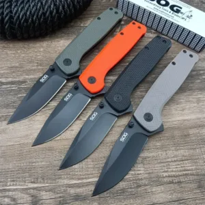 D2 Steel Folding Knife with Nylon Handle