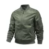 Men's Solid Color Bomber Jacket S-5XL
