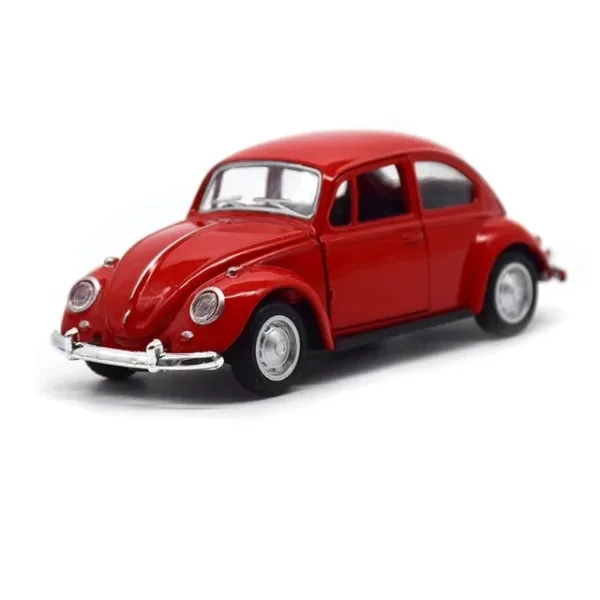 Vintage Beetle Diecast Pull Back Car Model - Image 9