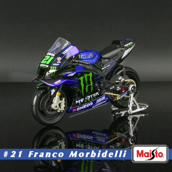 Maisto 1:18 Yamaha Factory Racing Motorcycle Model - Image 18