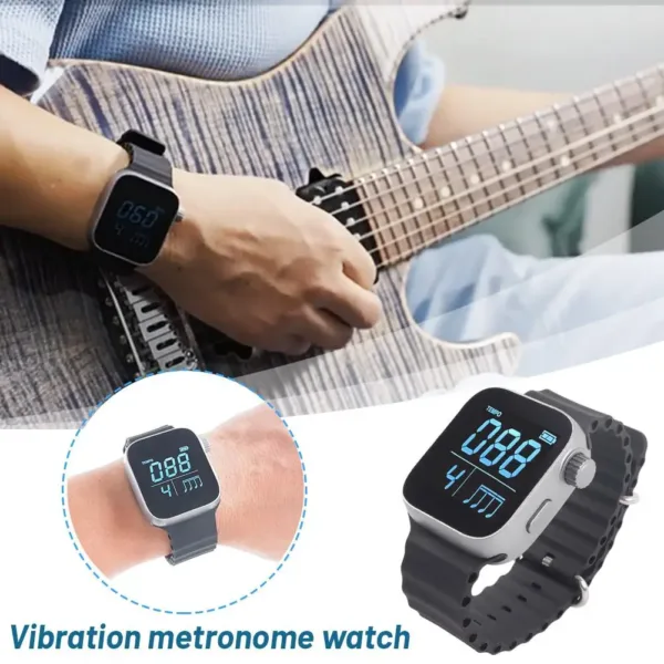 Wearable Vibrating Metronome Music & Exercise Watch