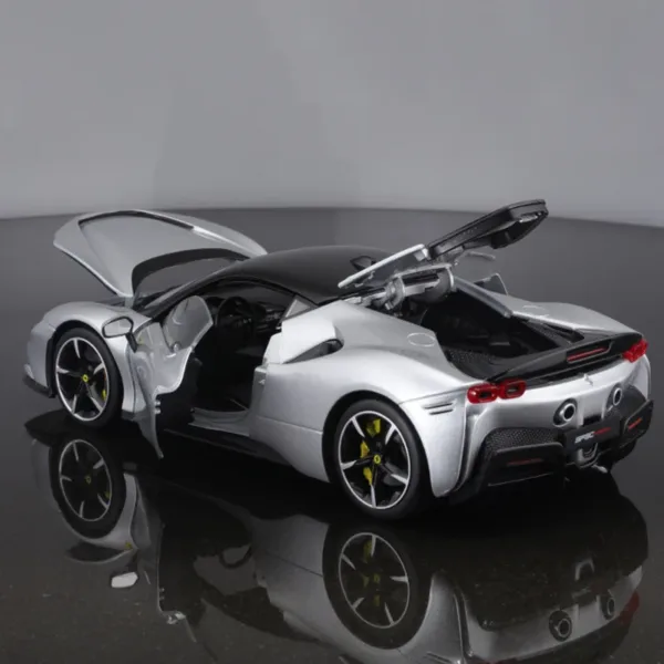 1:18 Bburago Ferrari SF90 Spider Diecast Model - Image 4